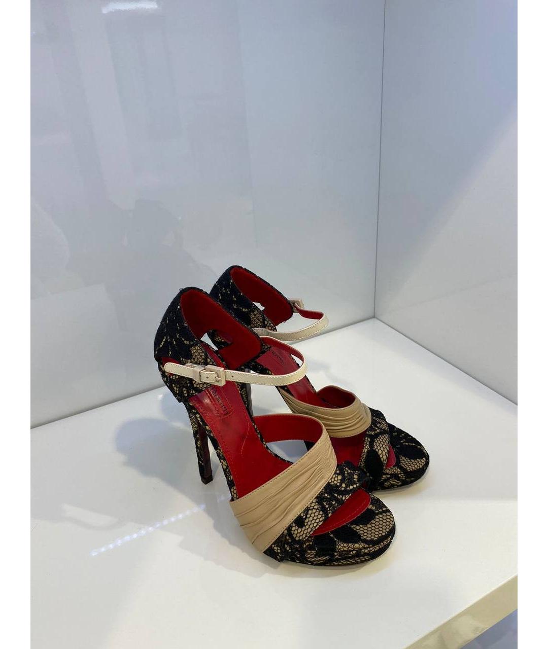 CESARE PACIOTTI Мульти кожаные босоножки, фото 4