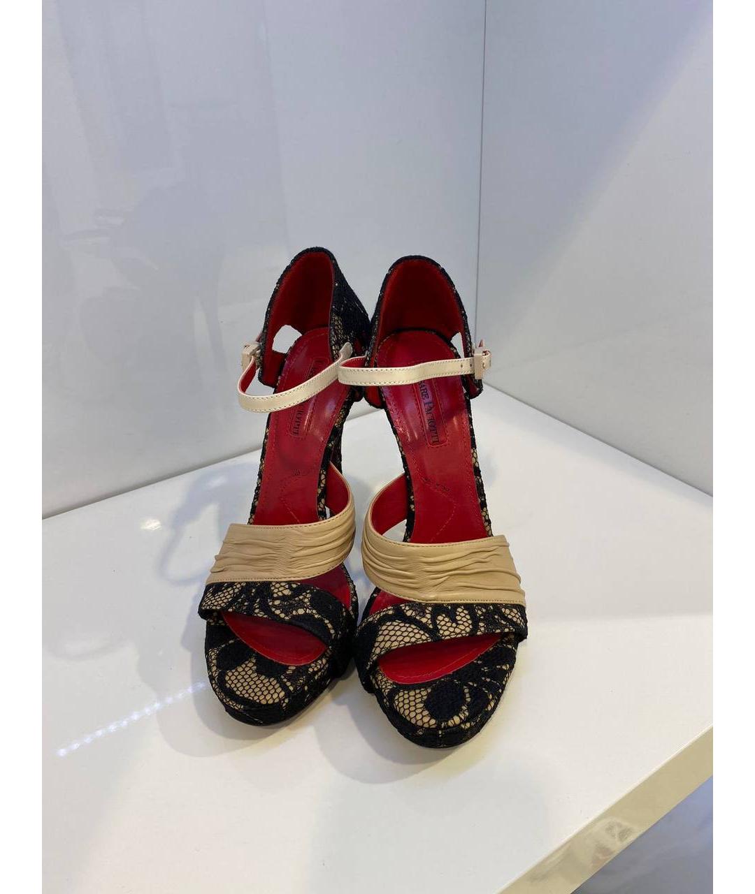 CESARE PACIOTTI Мульти кожаные босоножки, фото 2