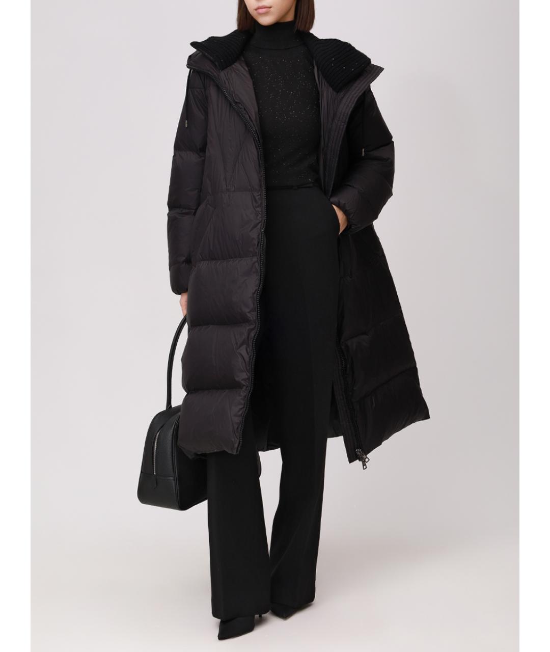 PANICALE Черный пуховик, фото 2