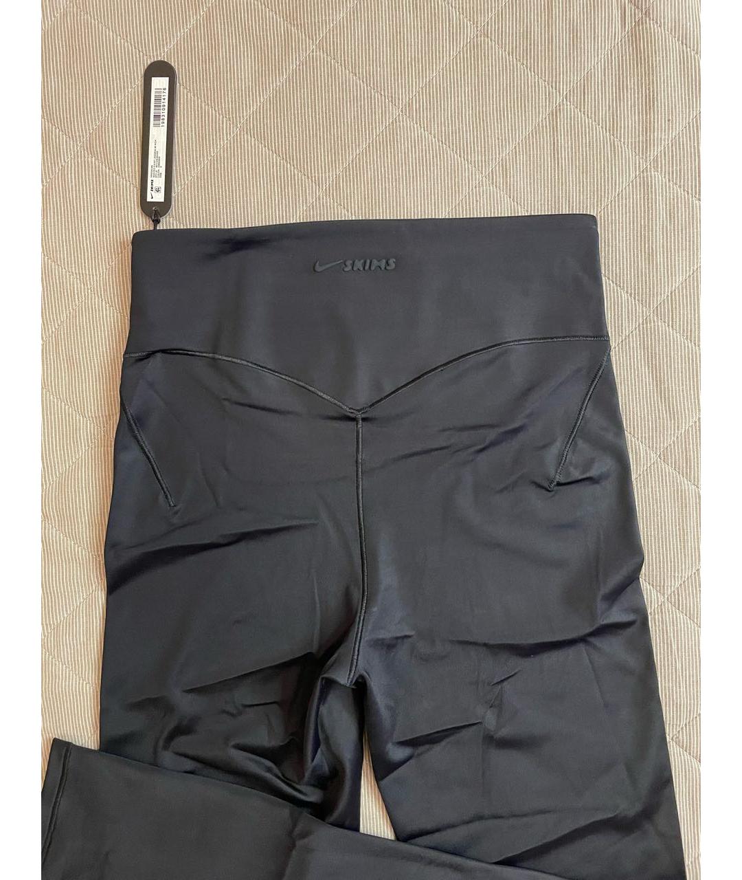 SKIMS Черные полиамидовые спортивные брюки и шорты, фото 4