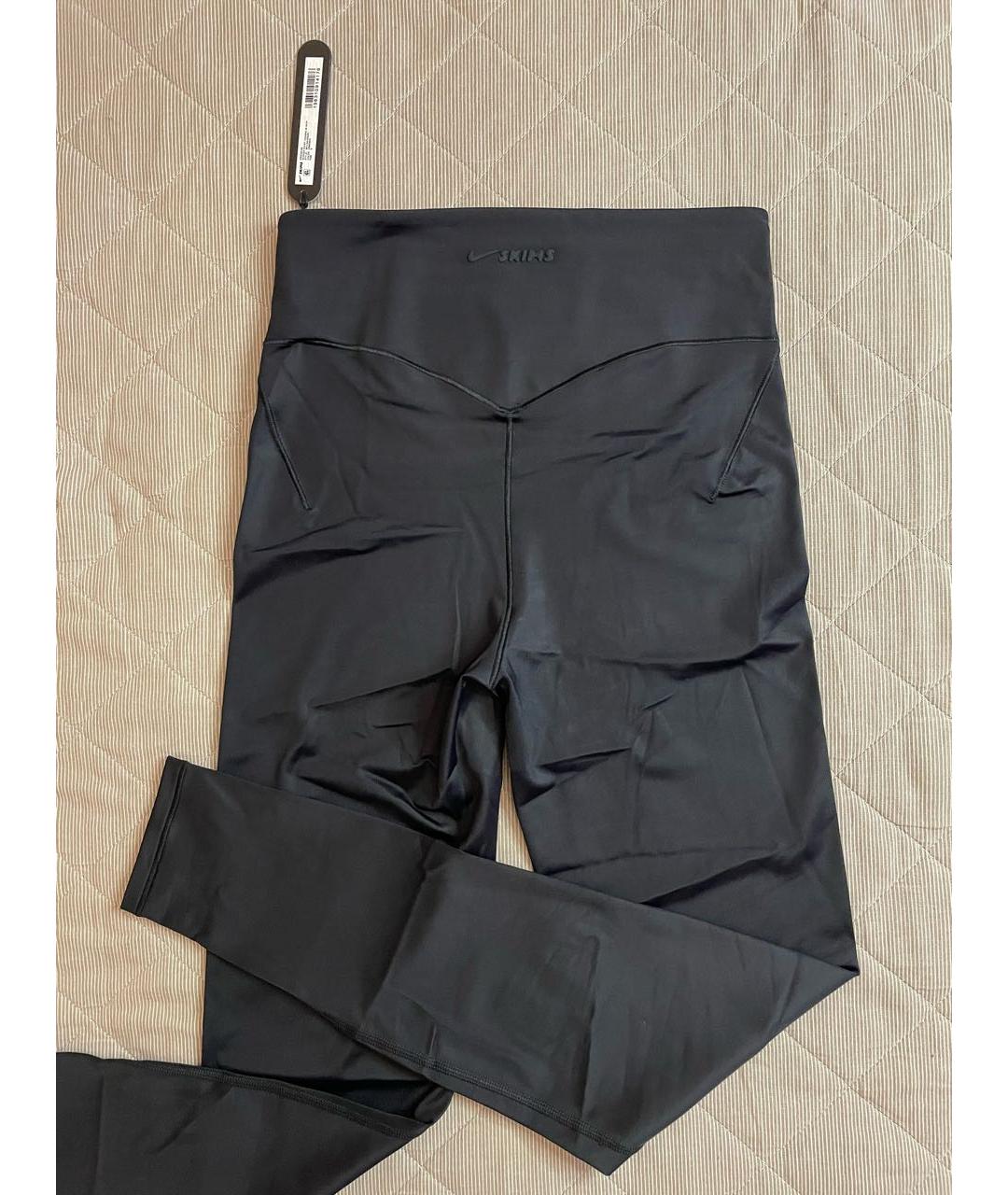 SKIMS Черные полиамидовые спортивные брюки и шорты, фото 3