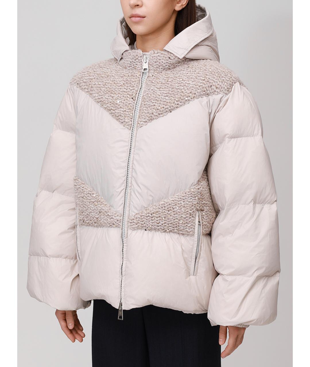 PANICALE Серый пуховик, фото 4