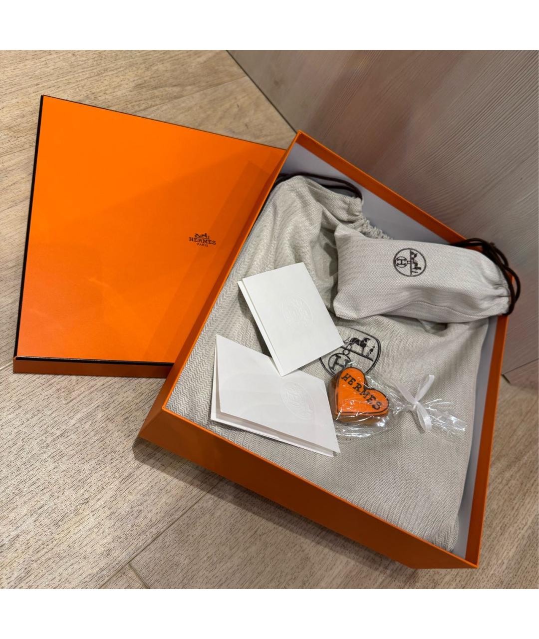 HERMES Серая тканевая сумка через плечо, фото 8