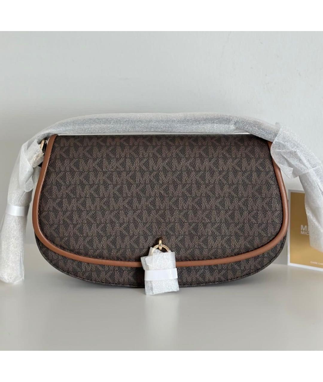 MICHAEL KORS Коричневая сумка через плечо, фото 5