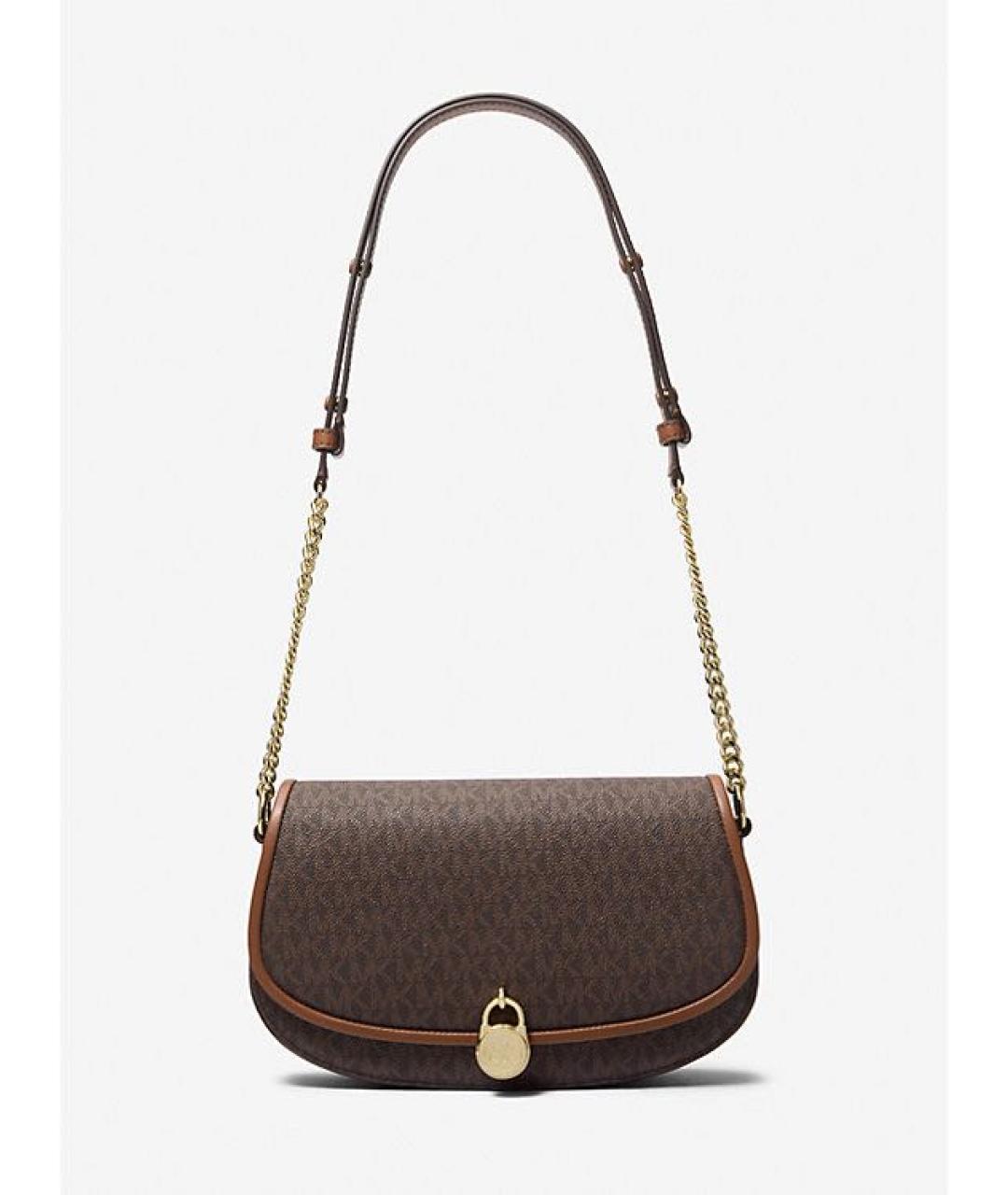 MICHAEL KORS Коричневая сумка через плечо, фото 8