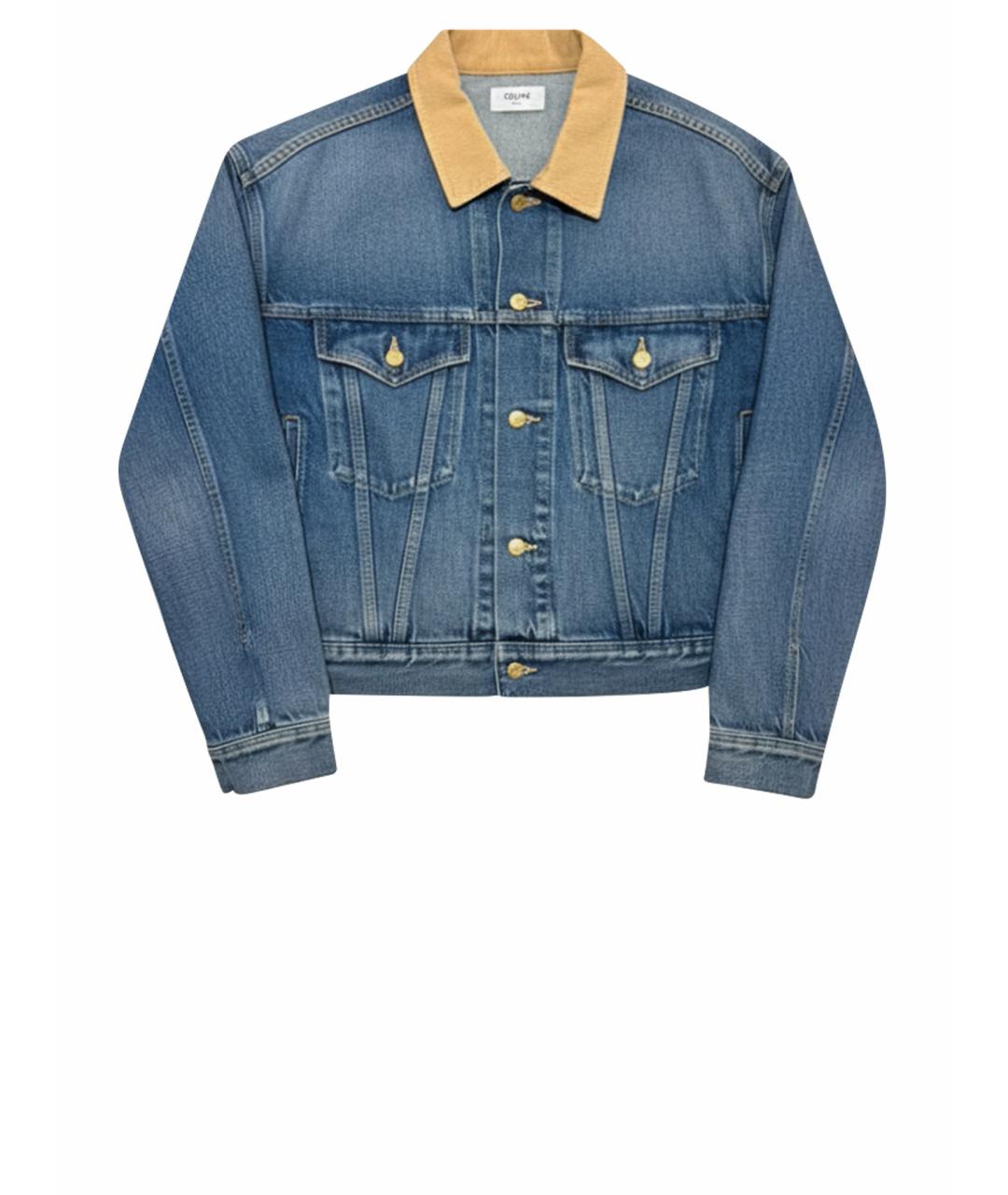 CELINE Голубой деним кардиган, фото 1