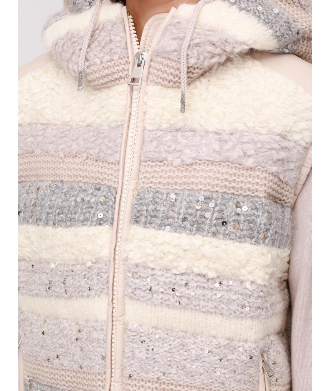 PANICALE Бежевый жилет, фото 5