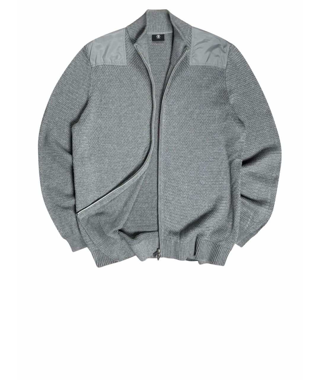 BOGNER Серебрянный хлопковый кардиган, фото 1