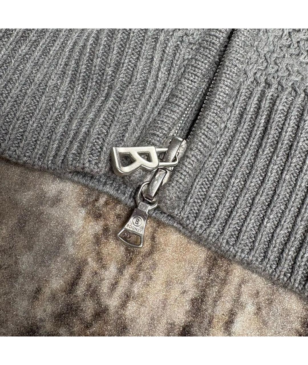 BOGNER Серебрянный хлопковый кардиган, фото 6
