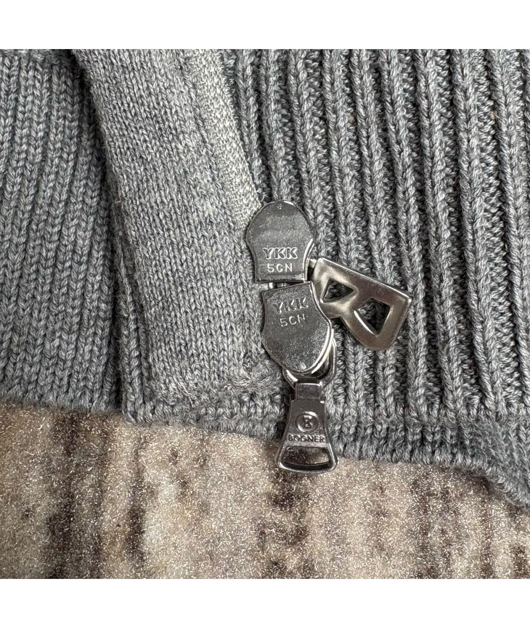 BOGNER Серебрянный хлопковый кардиган, фото 7