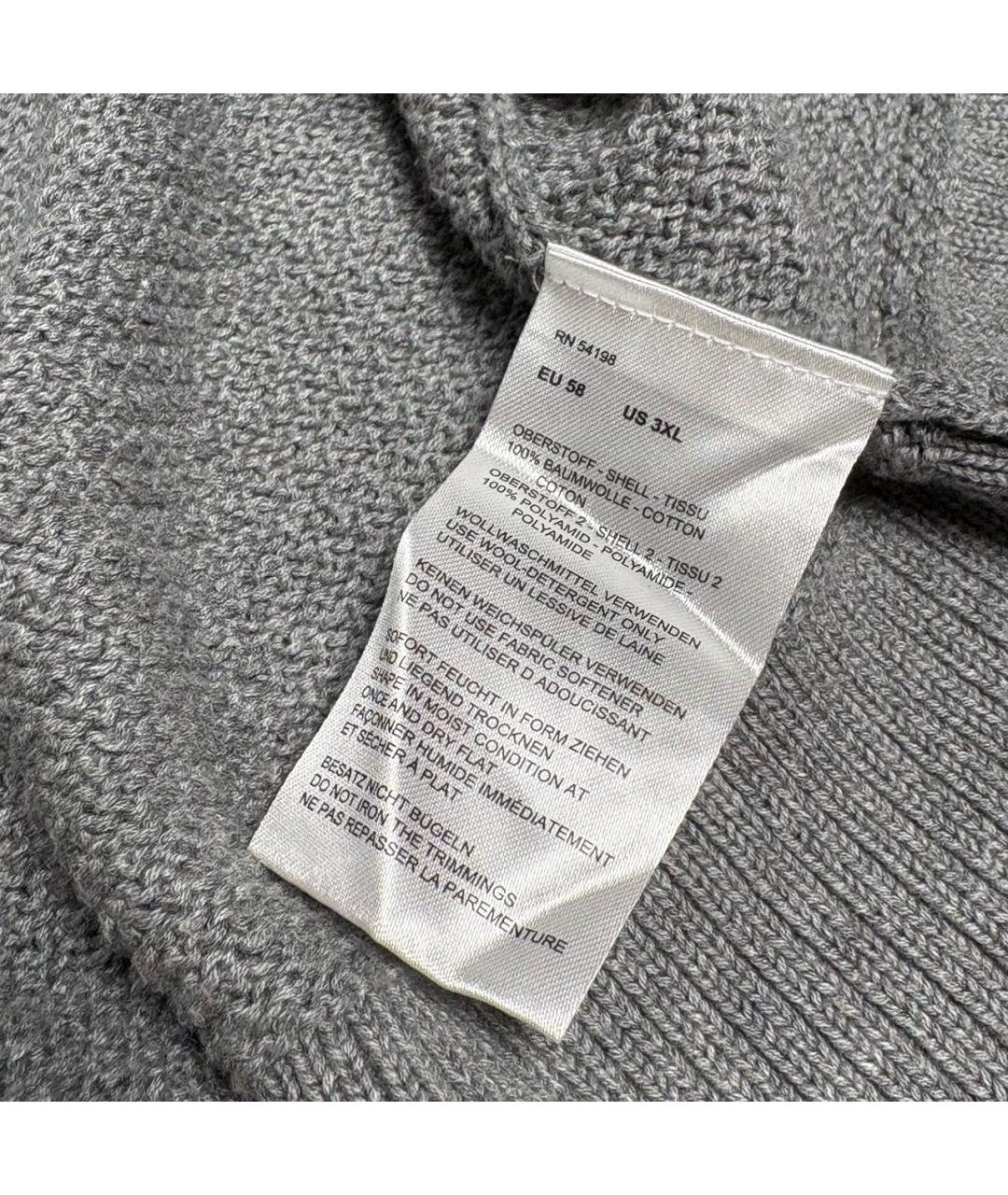 BOGNER Серебрянный хлопковый кардиган, фото 8