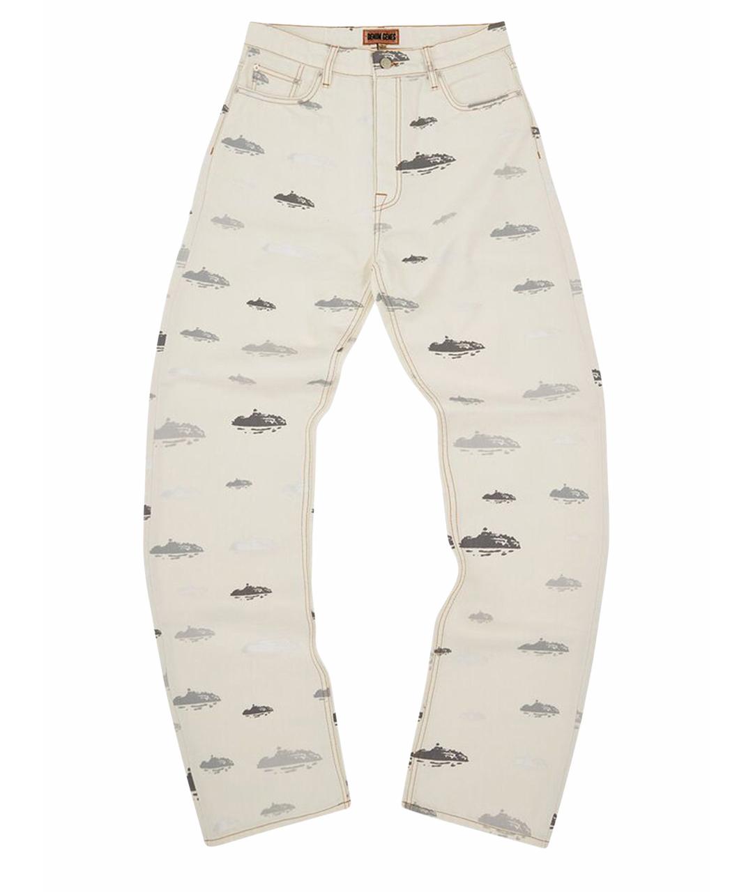 CORTEIZ Белые хлопковые джинсы, фото 1