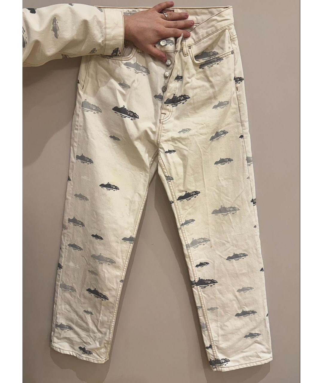 CORTEIZ Белые хлопковые джинсы, фото 2