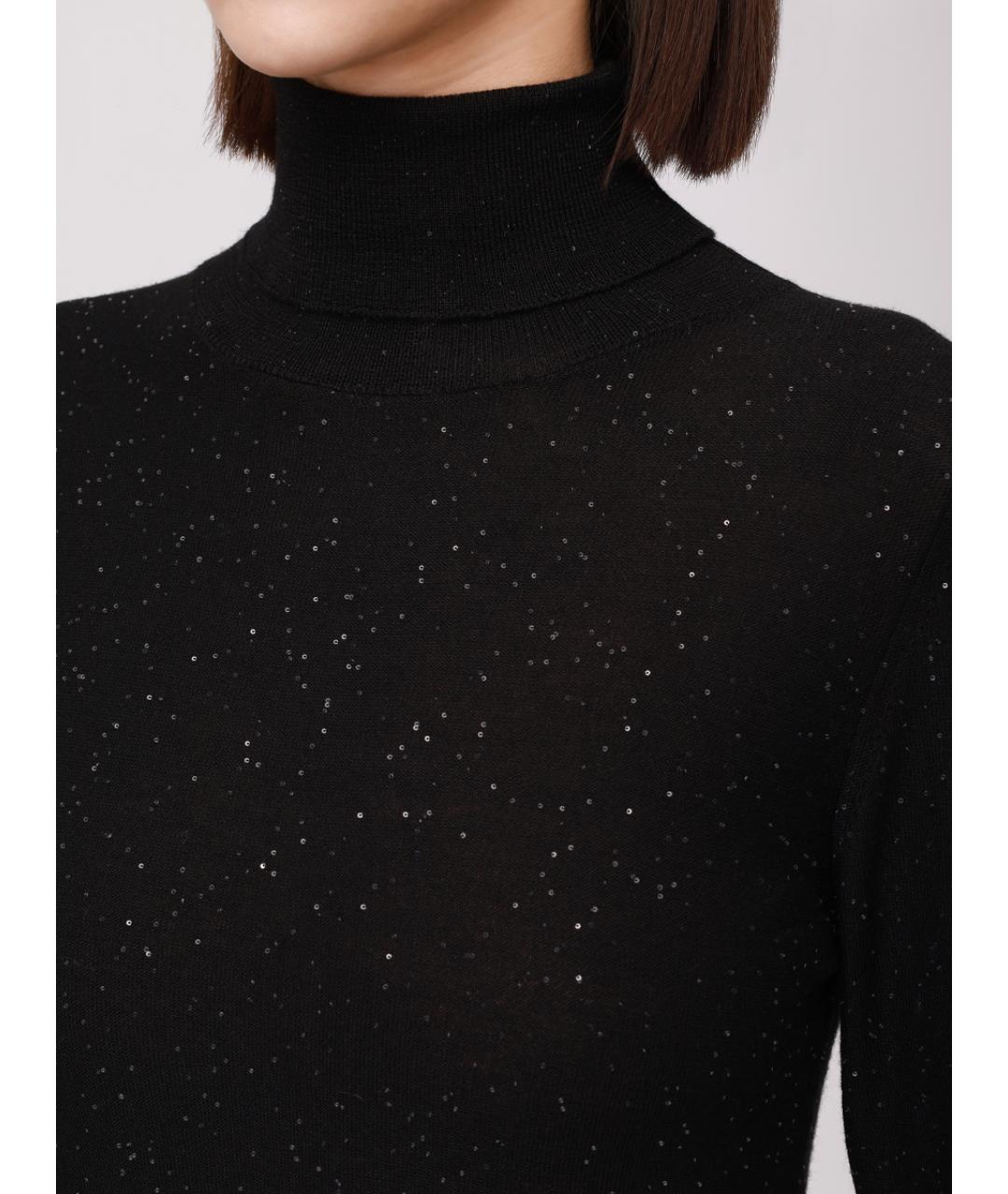 PANICALE Черная водолазка, фото 5