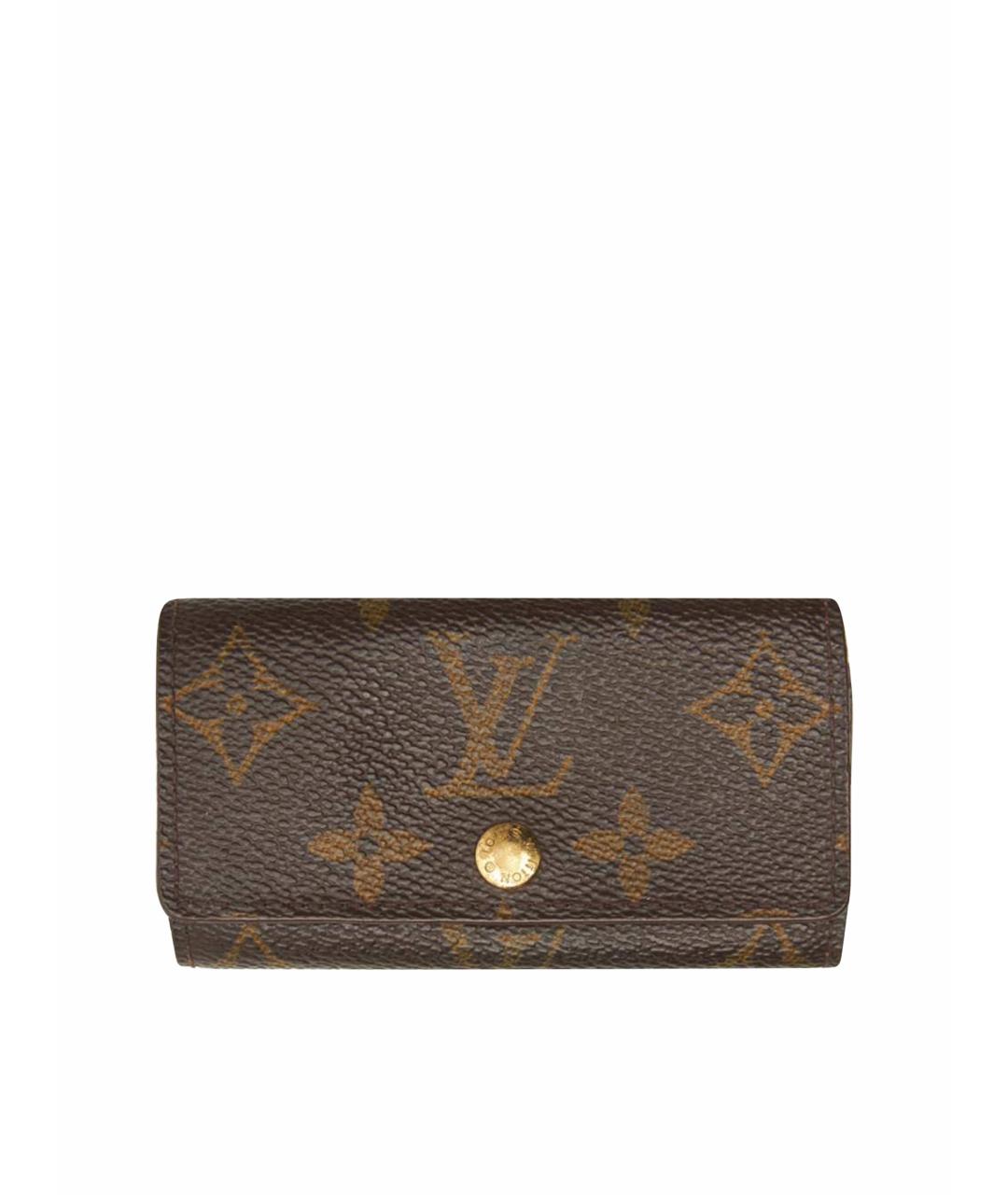 LOUIS VUITTON Коричневая ключница, фото 1