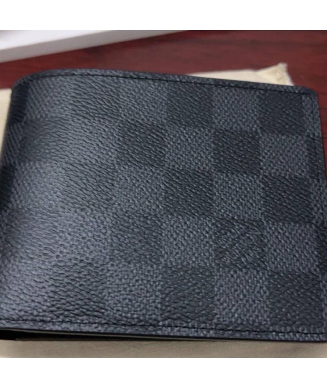 LOUIS VUITTON Черный кошелек, фото 7