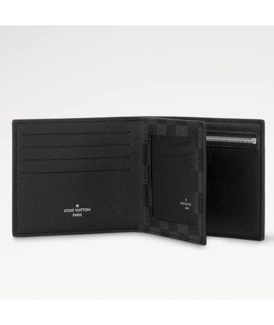 LOUIS VUITTON Черный кошелек, фото 6