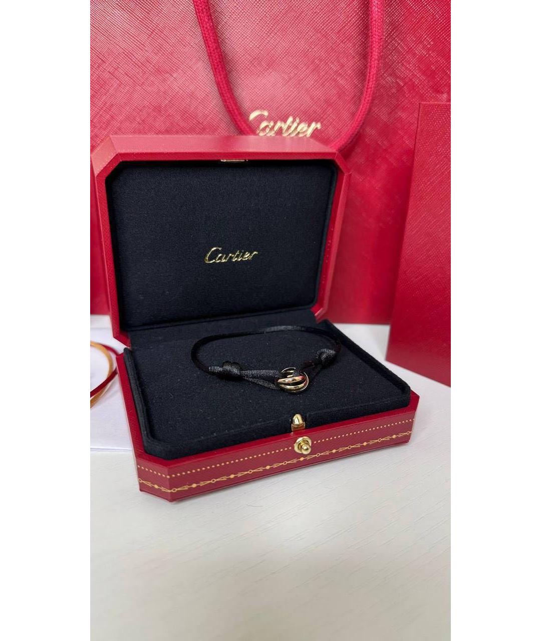 CARTIER Черный браслет из розового золота, фото 3