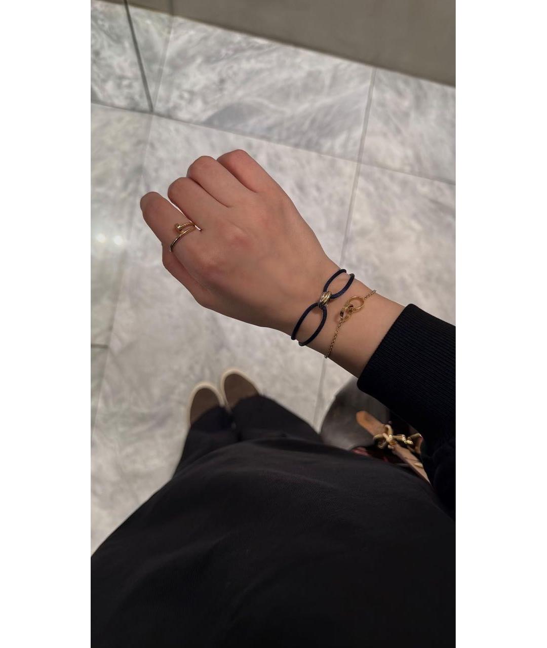 CARTIER Черный браслет из розового золота, фото 4