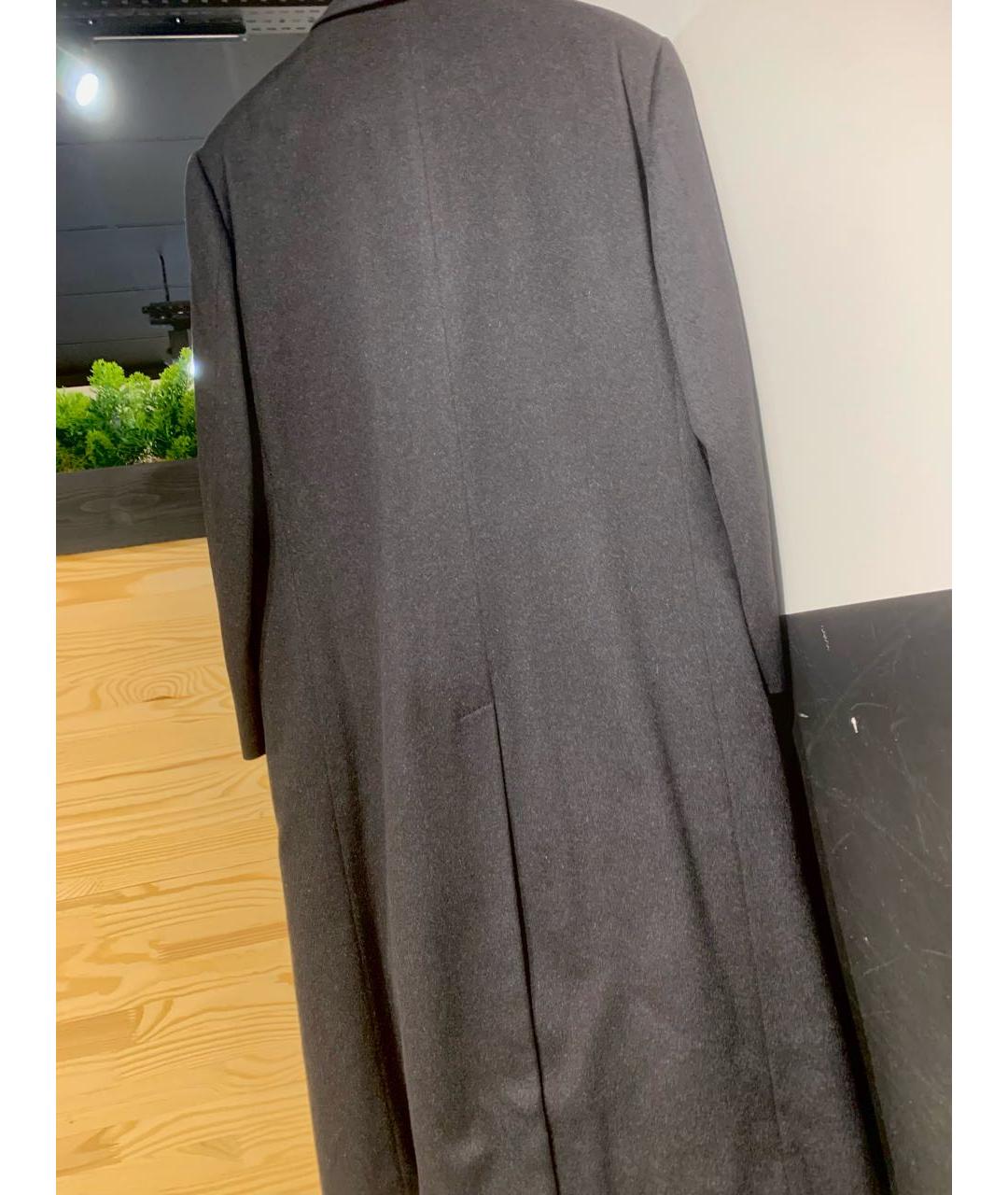 ERMENEGILDO ZEGNA XXX Черное кашемировое пальто, фото 2