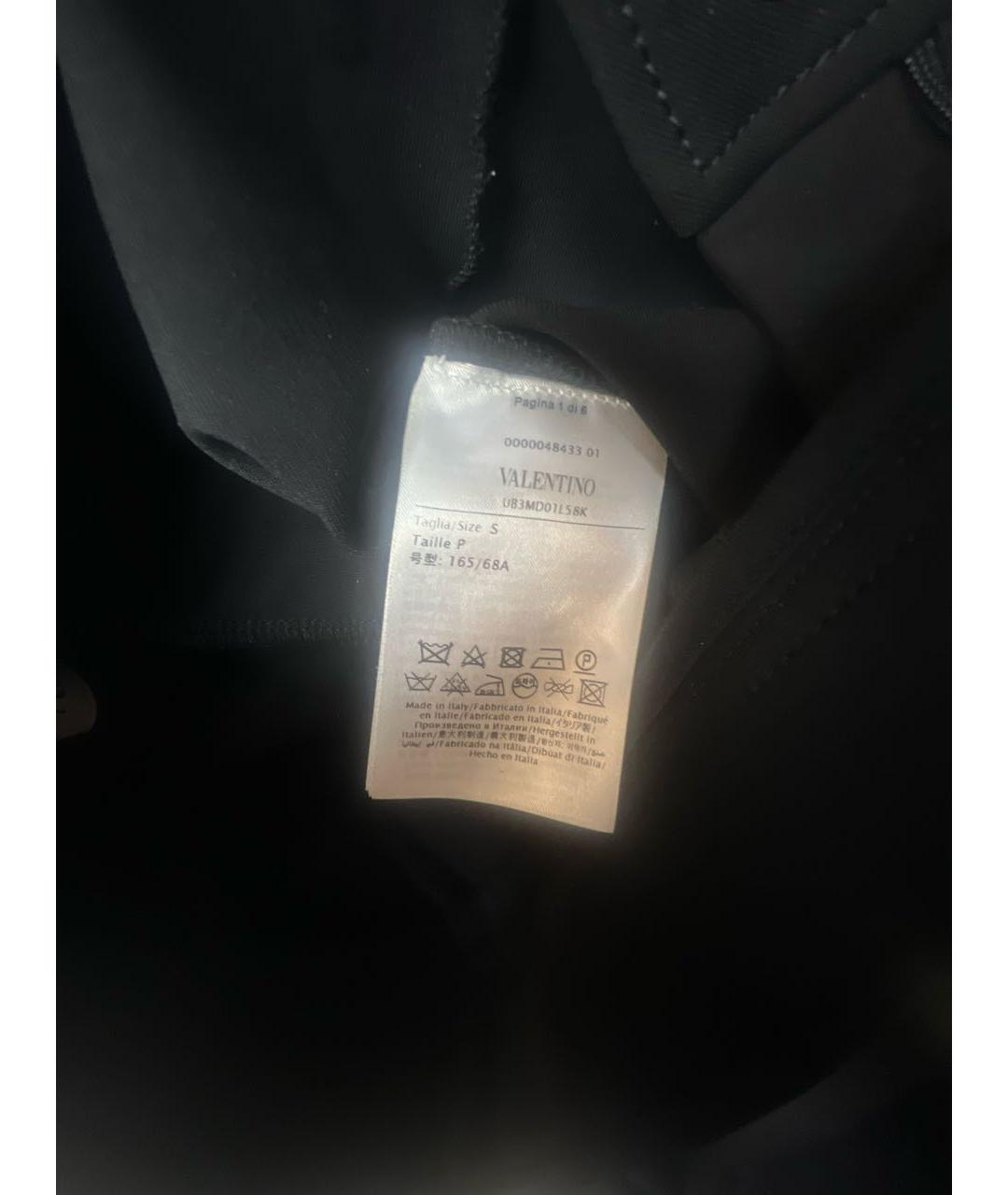 VALENTINO Черные вискозные прямые брюки, фото 3