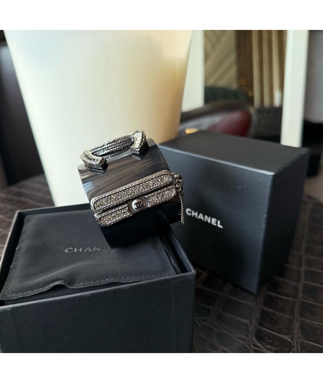 CHANEL Черный браслет, фото 2