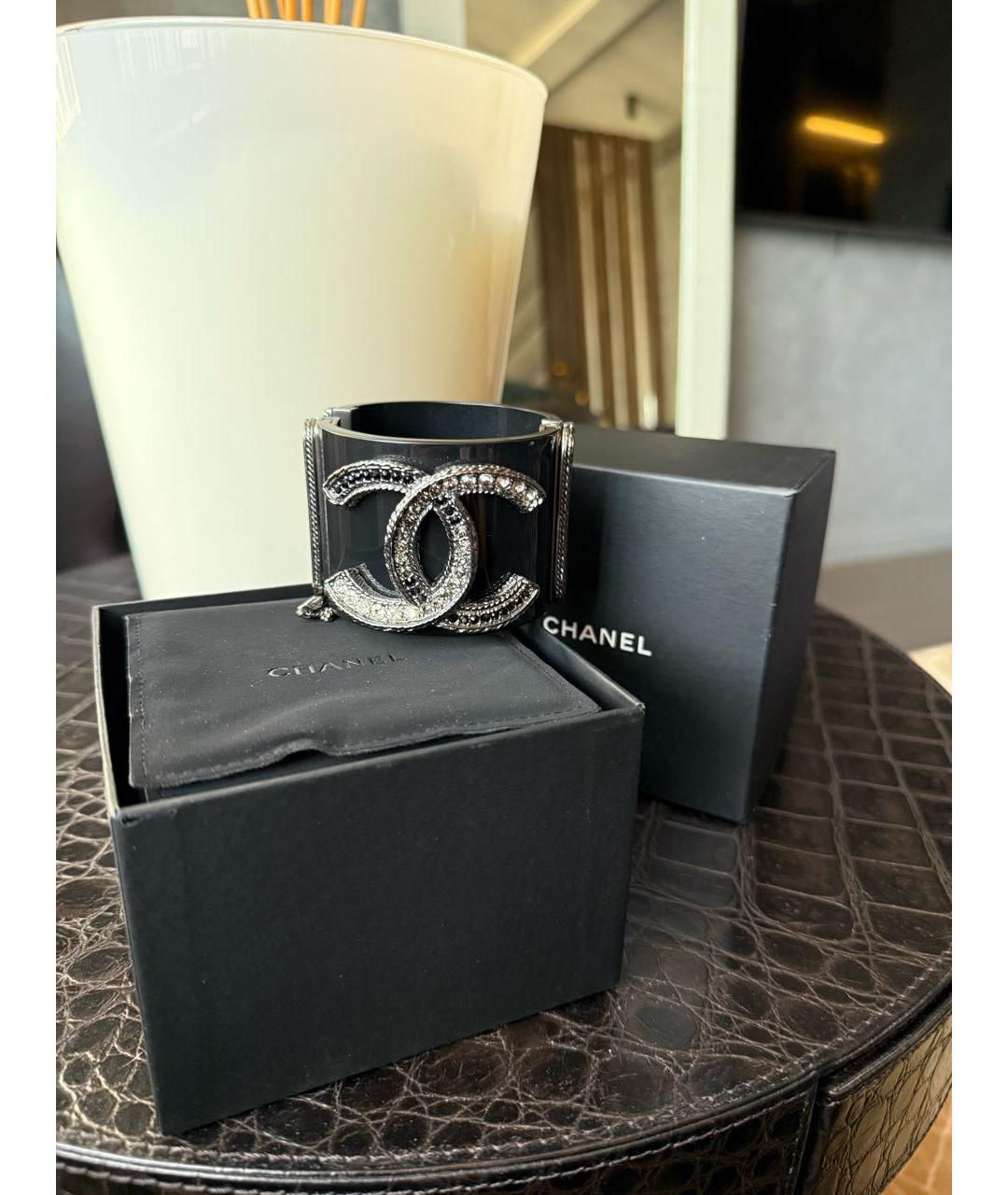 CHANEL Черный браслет, фото 6