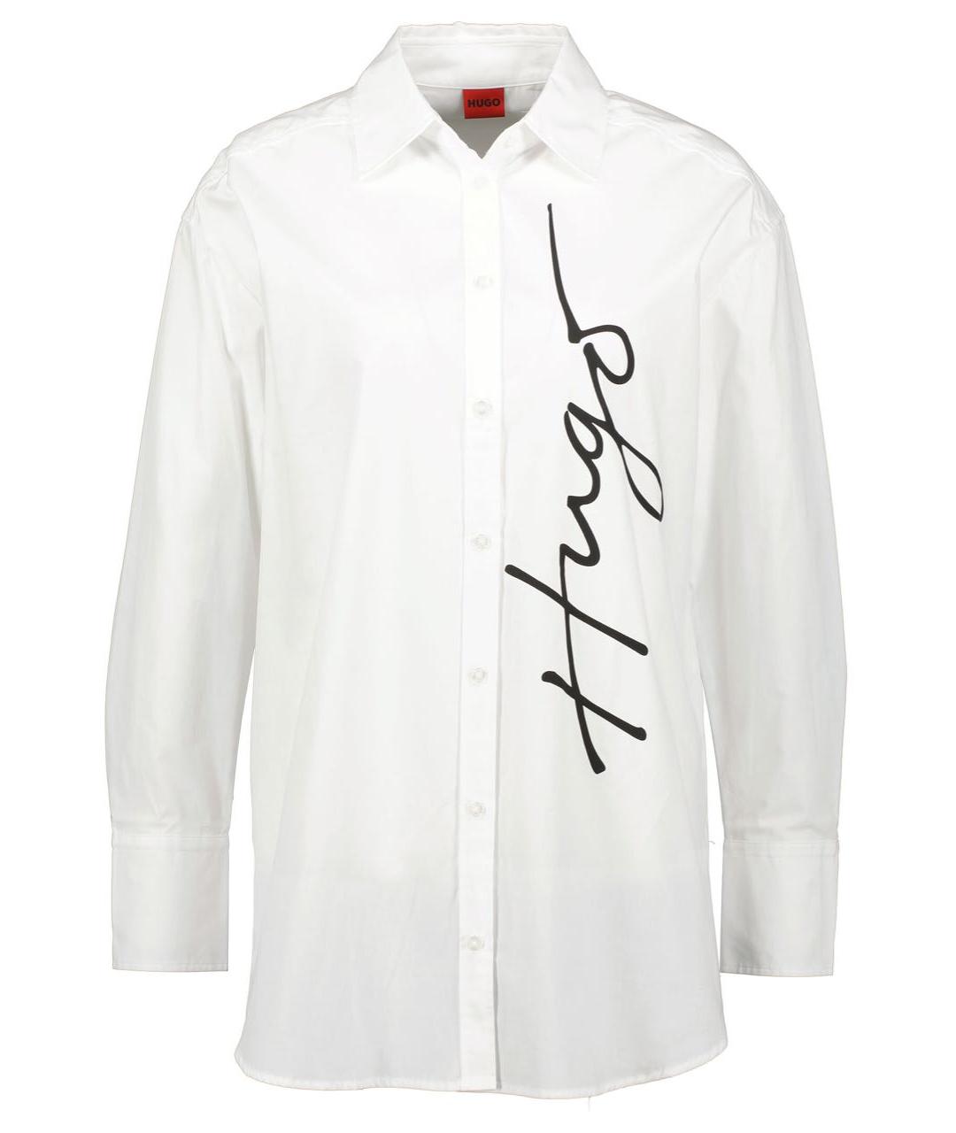 HUGO BOSS Белая хлопковая рубашка, фото 1
