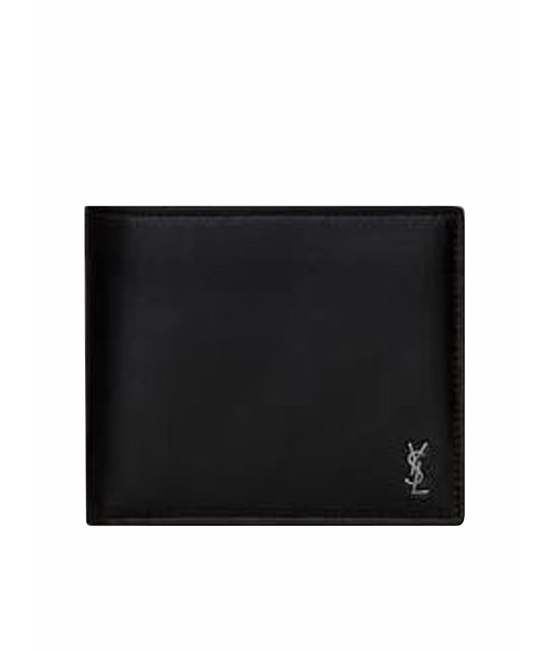 SAINT LAURENT Черный кошелек, фото 6