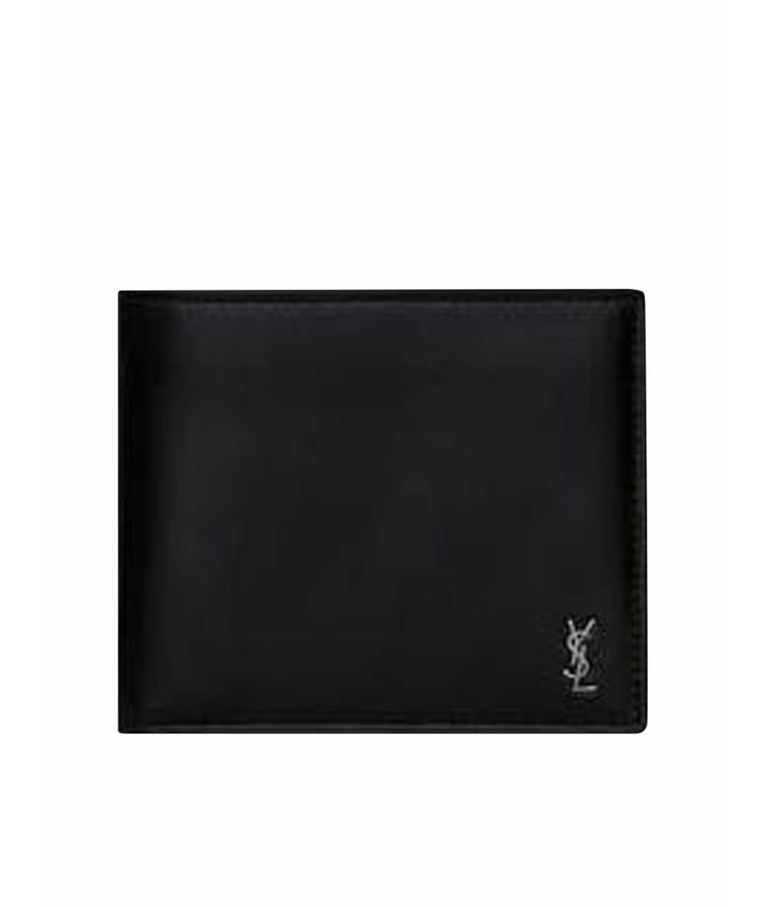 SAINT LAURENT Черный кошелек, фото 1