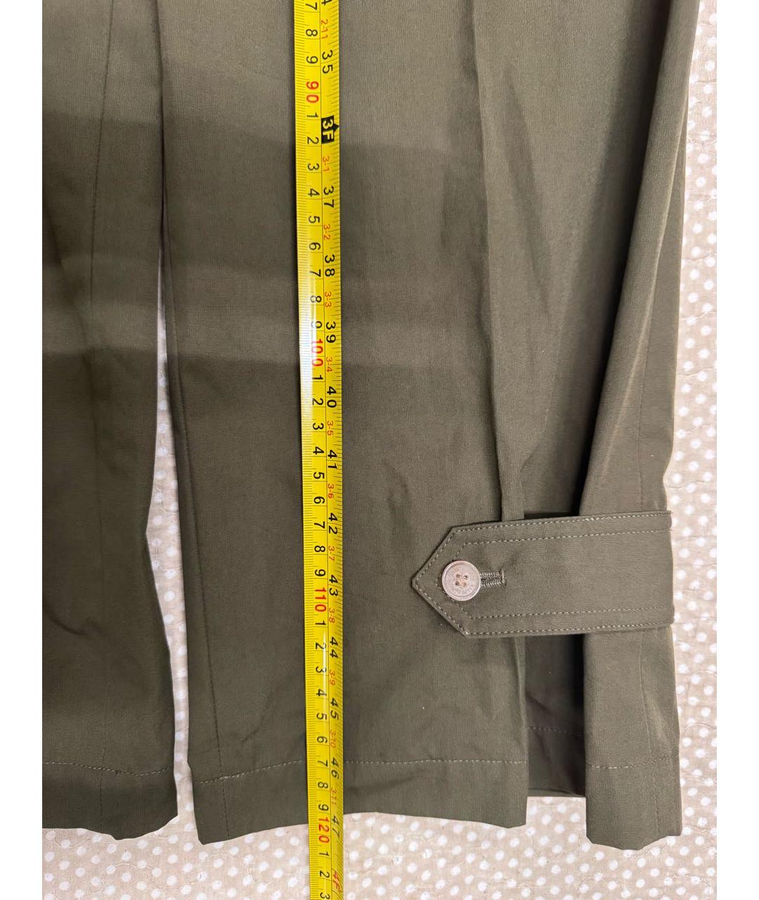 RALPH LAUREN Хаки хлопковые брюки широкие, фото 7