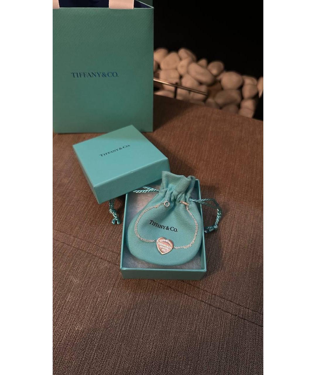 TIFFANY&CO Серебрянный серебряный браслет, фото 2