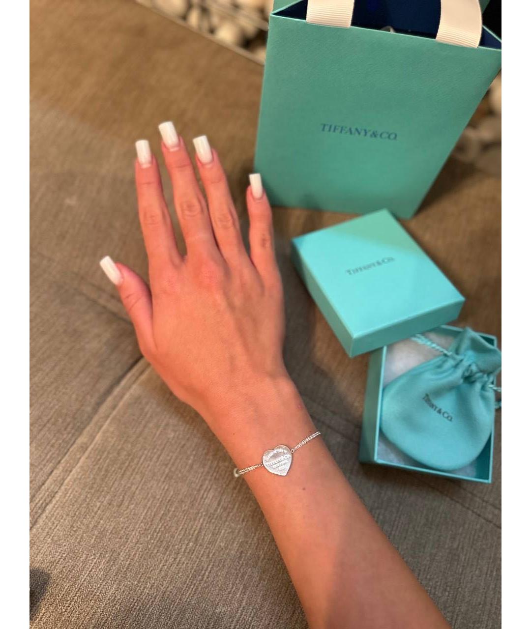 TIFFANY&CO Серебрянный серебряный браслет, фото 3