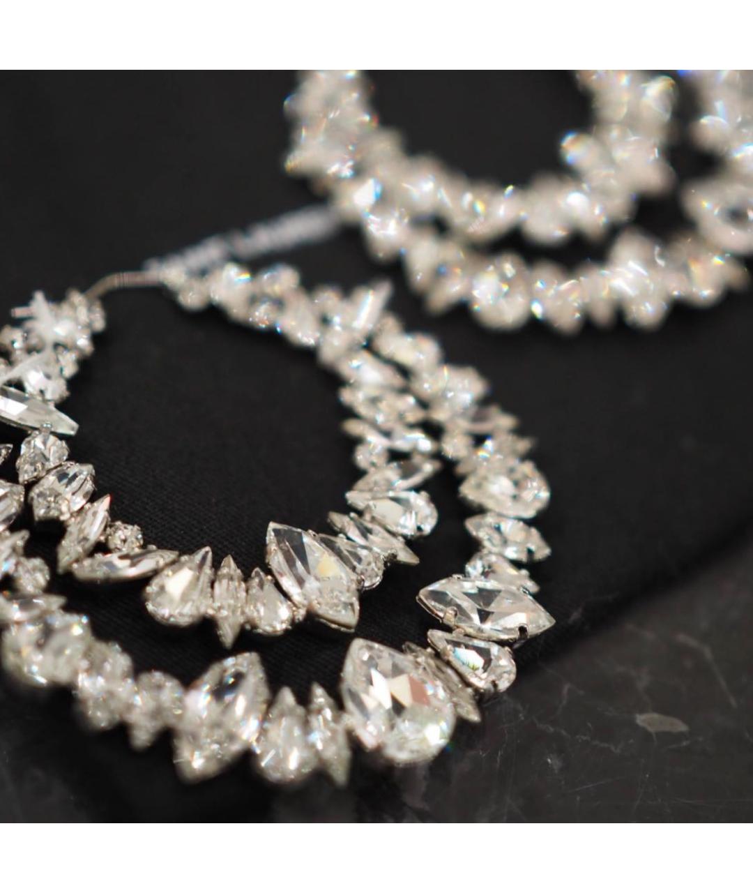 SAINT LAURENT Серебряные металлические серьги, фото 4