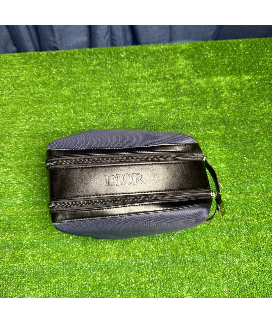 CHRISTIAN DIOR Темно-синяя косметичка, фото 6