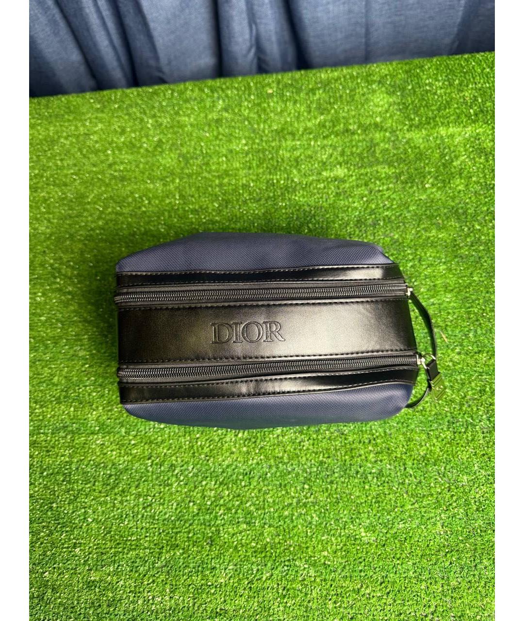 CHRISTIAN DIOR Темно-синяя косметичка, фото 2