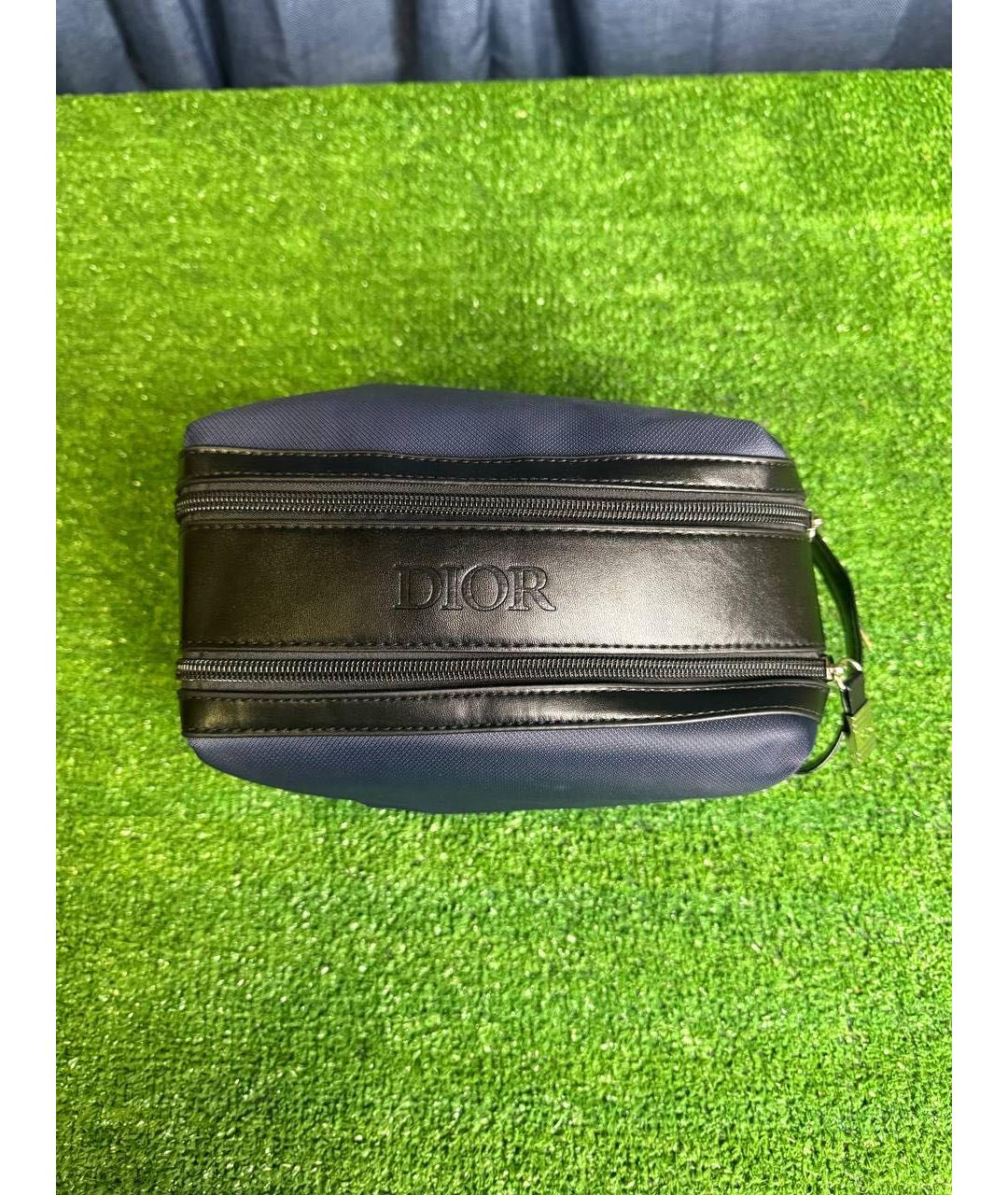 CHRISTIAN DIOR Темно-синяя косметичка, фото 4