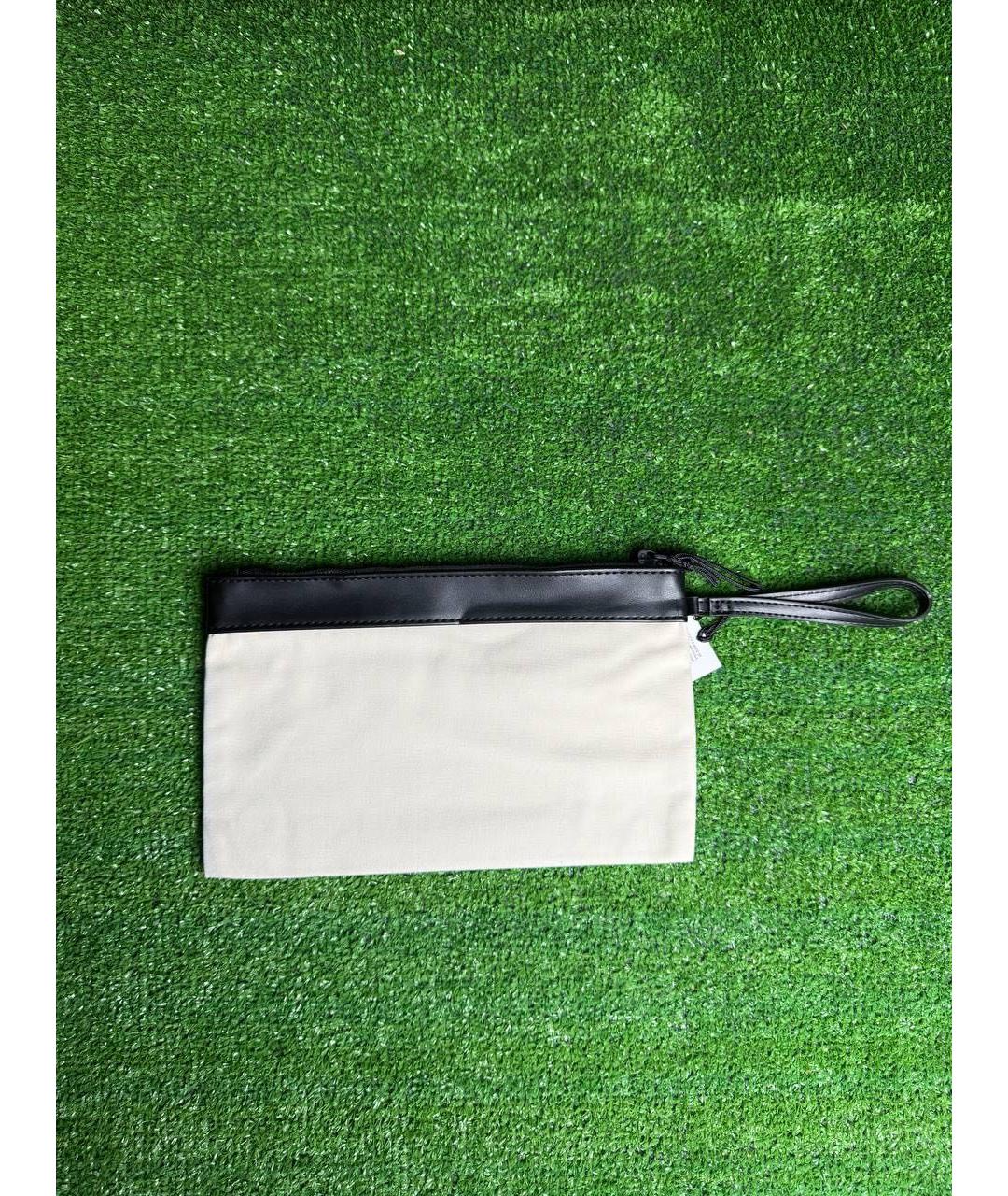 SAINT LAURENT Белая кожаная косметичка, фото 3
