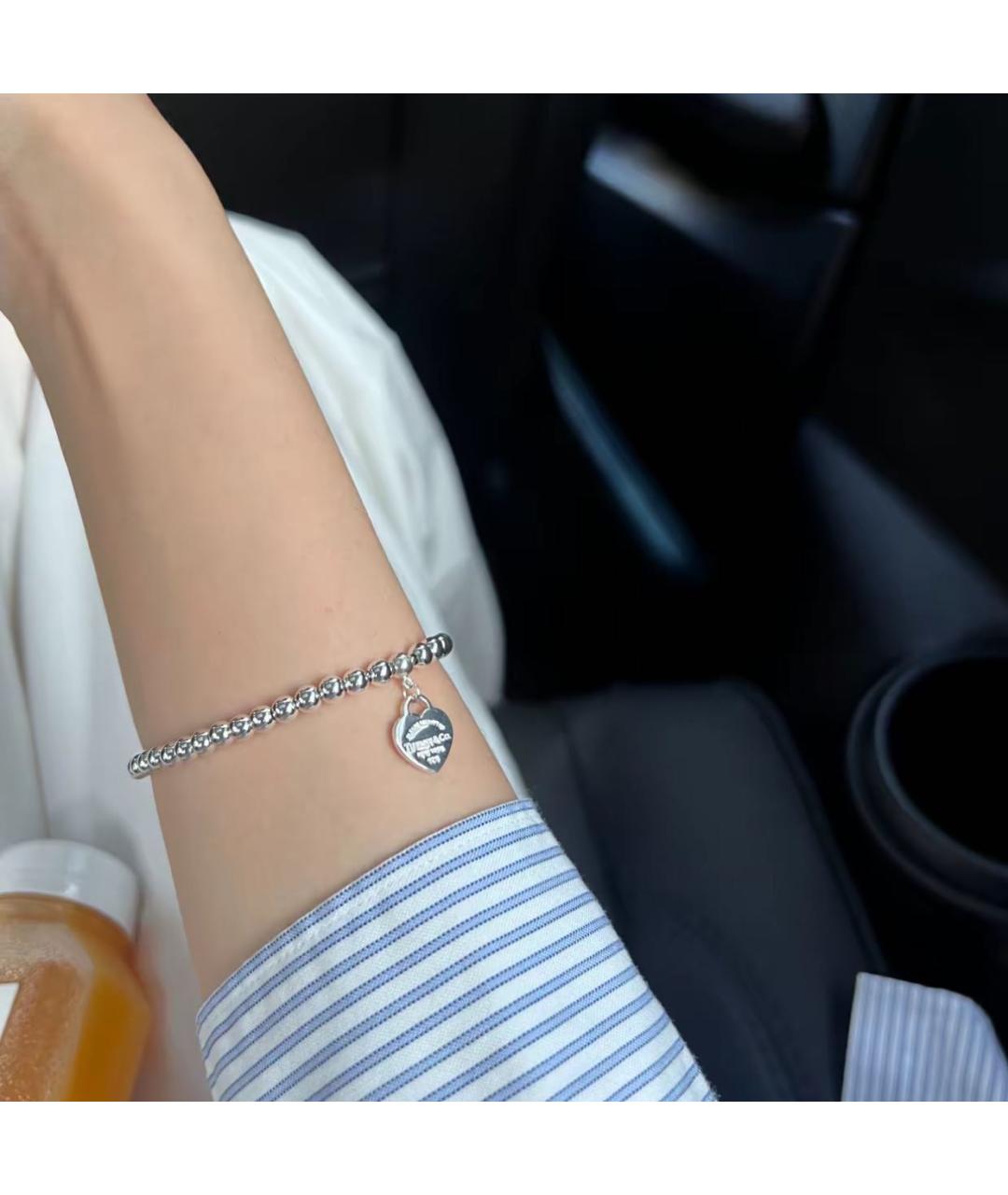 TIFFANY&CO Серебрянный серебряный браслет, фото 4