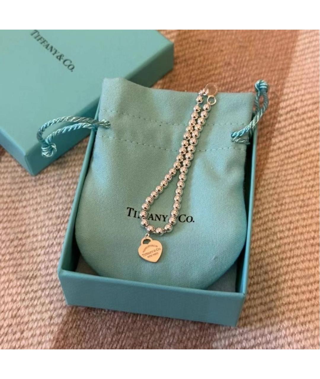 TIFFANY&CO Серебрянный серебряный браслет, фото 3