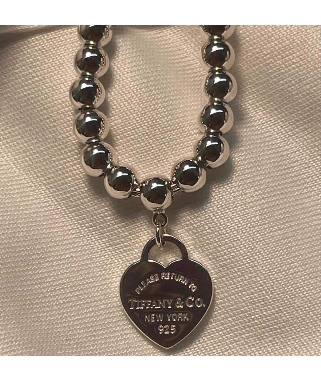 TIFFANY&CO Серебрянный серебряный браслет, фото 5