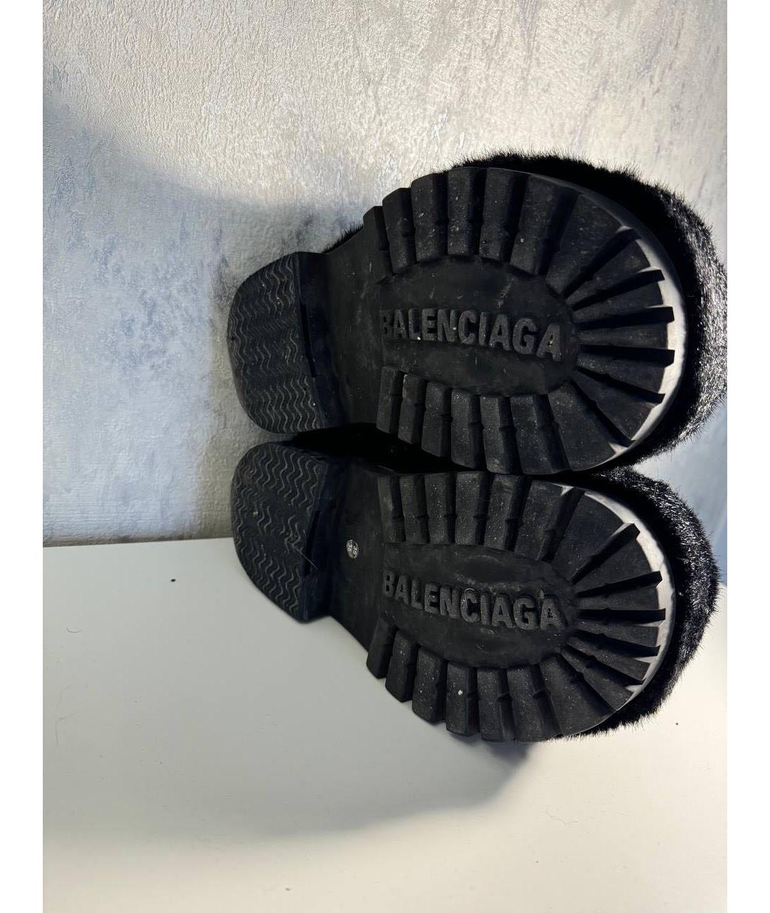 BALENCIAGA Черные ботинки, фото 3