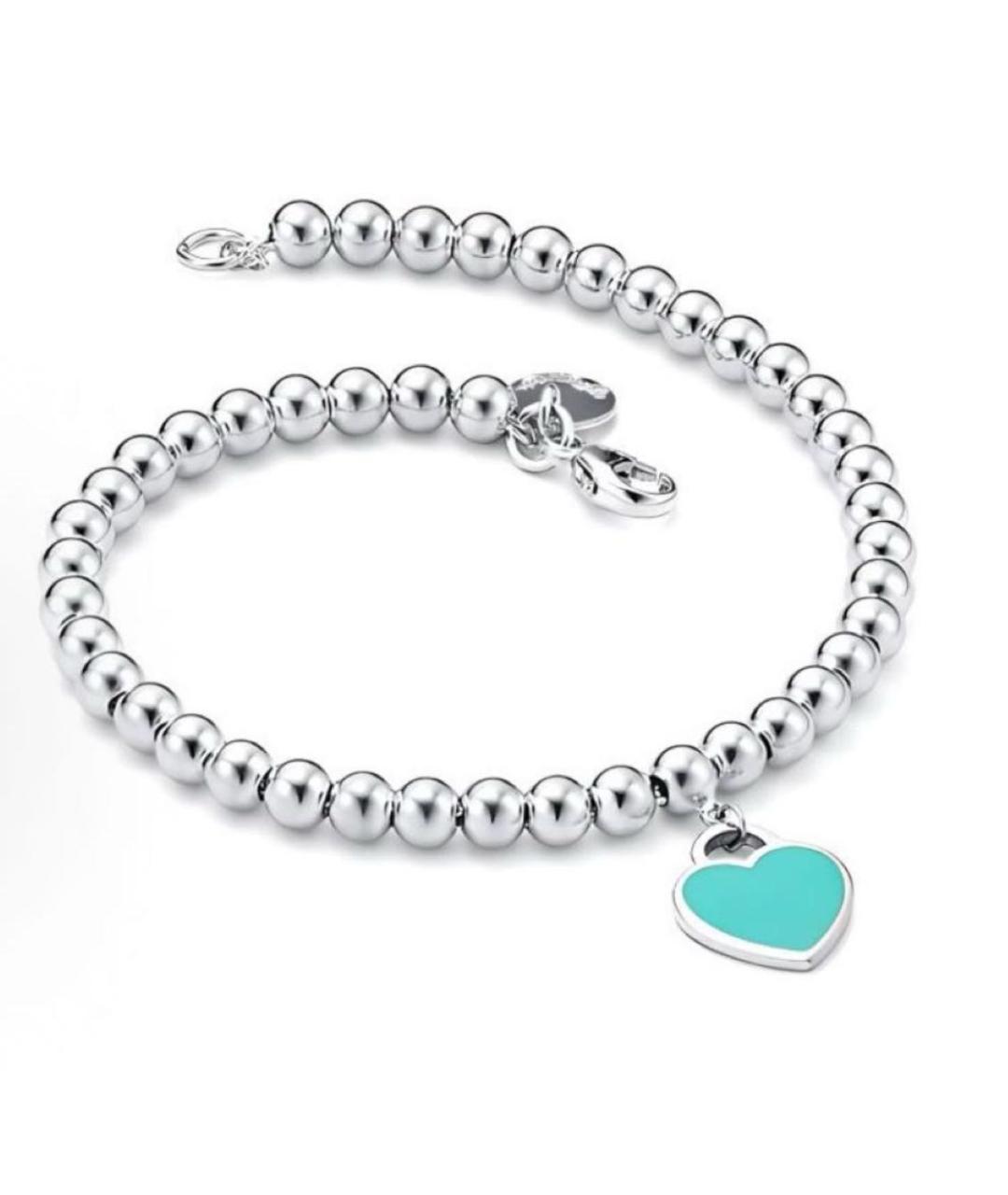 TIFFANY&CO Бирюзовый серебряный браслет, фото 2
