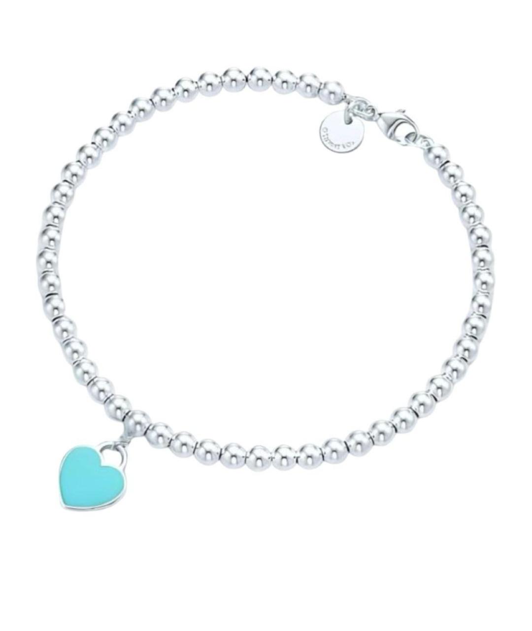 TIFFANY&CO Бирюзовый серебряный браслет, фото 1