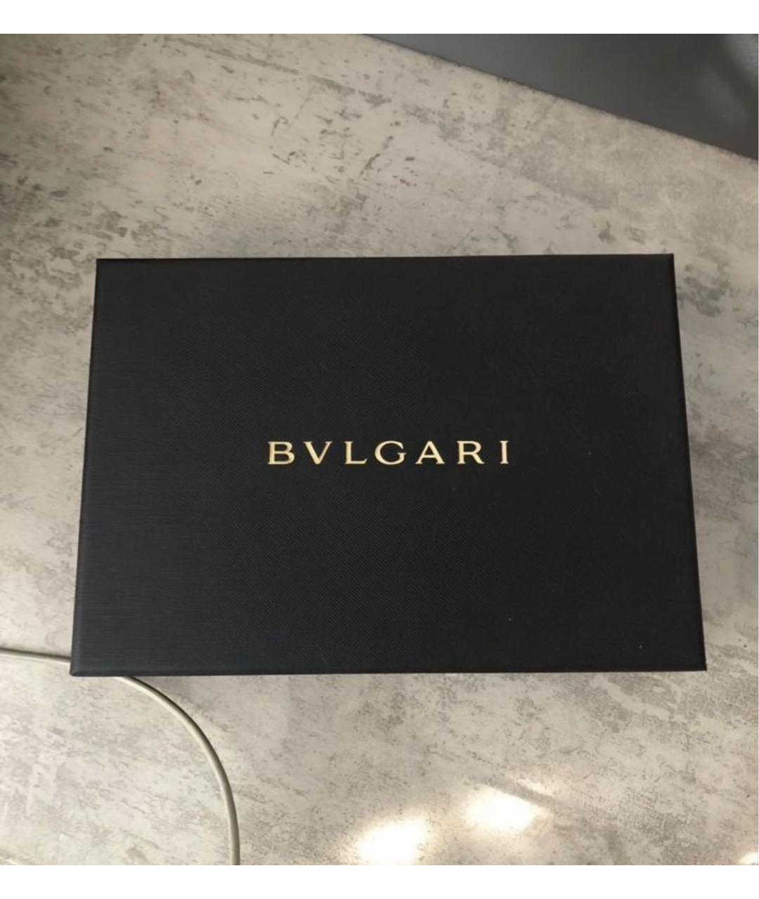 BVLGARI Черная кожаная папка для документов, фото 2