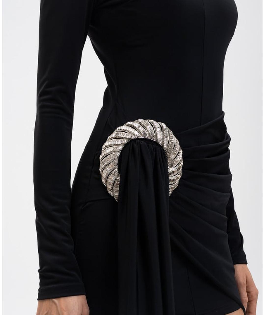 DAVID KOMA Черное коктейльное платье, фото 7