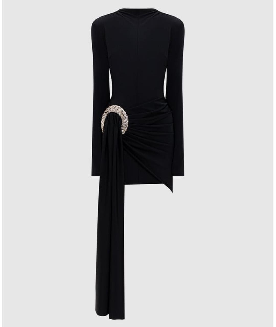 DAVID KOMA Черное коктейльное платье, фото 8