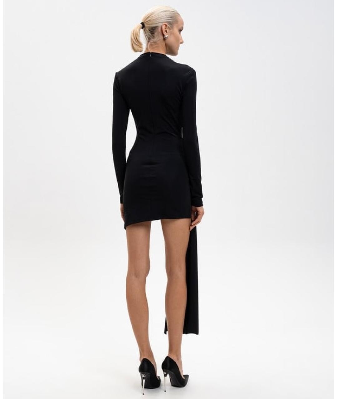 DAVID KOMA Черное коктейльное платье, фото 6