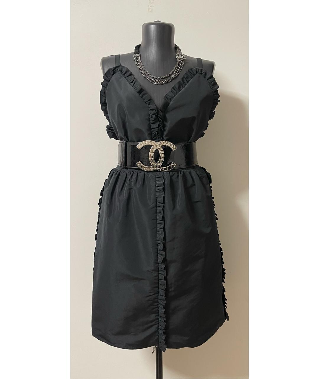 Tara Jarmon Черное коктейльное платье, фото 2