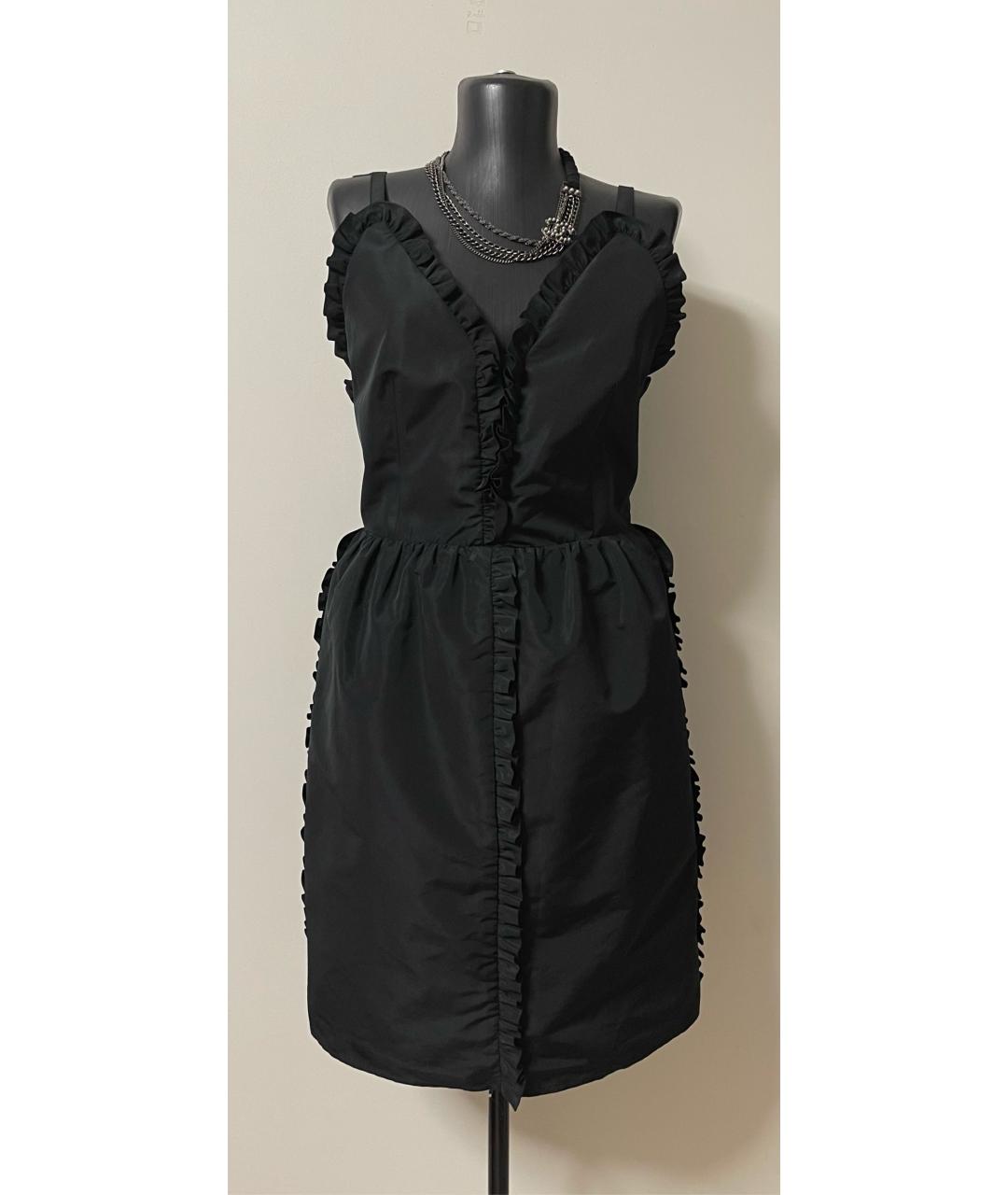 Tara Jarmon Черное коктейльное платье, фото 9